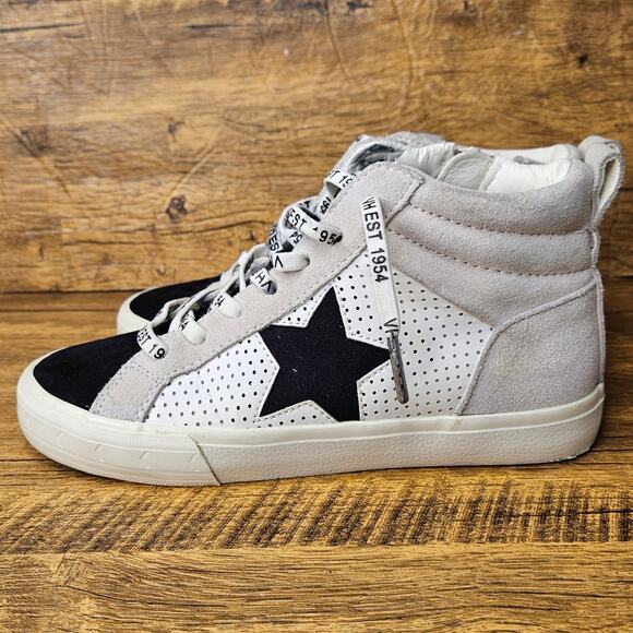 Vintage Havana black white slip on high top sneaker size 5.5 - Picture 5 of 9